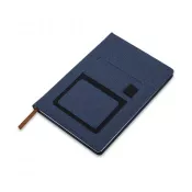 granatowy - Notes z kieszonką na telefon Irun