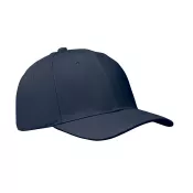 Czapka z daszkiem 6-panelowa 260 g/m² BUFFALO Niebieski