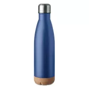 Butelka termiczna z korkową podstawą 500 ml ASPEN CORK Niebieski