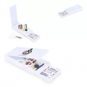 Zestaw podróżny do szycia i opatrunków w pudełku z PP