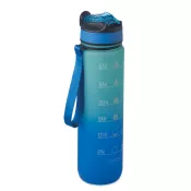 Butelka sportowa RPET 1000 ml ze słomką ACTIVATE Niebieski