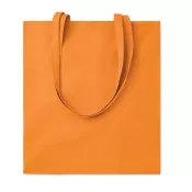 Torba bawełniana 38x42 cm 140 g/m² COTTONEL COLOUR + Pomaranczowy