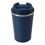 granatowy - Butelka termiczna z podwójną izolacją