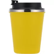 żółty - Kubek termiczny 350 ml z powłoką z recyklingu METODY