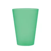 Kubek eventowy z PP 300 ml FESTA Przezroczysty Zielony