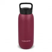 bordowy - Termiczna butelka uniwersalna Waterdrop z ustnikiem 600 ml