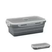 Lunchbox składany silikonowy 1200 ml KOLAPSO Kamienny Szary