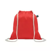 Worek Fairtrade 180 g/m² OSOLE DRAW COLOUR Czerwony