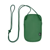 Saszetka podróżna RPET 600D na sznurku KOROVIN POUCH Zielony
