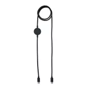 Kabel USB-C 60W z ładowarką do smartwatcha ARGER Czarny