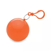 Ponczo przeciwdeszczowe w etui z karabińczykiem NIMBUS Pomaranczowy