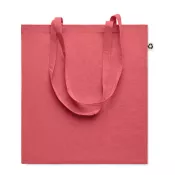Torba z bawełny z recyklingu 140 g/m² ZOCO COLOUR Czerwony