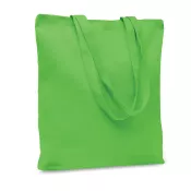 Torba bawełniana na zakupy 270 g/m² RASSA COLOURED Limonka
