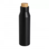 czarny - Próżniowa butelka do picia 500 ml DRINK NOBLY