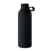 Butelka termiczna ze stali z recyklingu 500 ml EMERALD Czarny