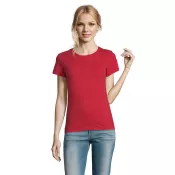 Koszulka damska 190 g/m² Sol's IMPERIAL WOMEN Czerwony