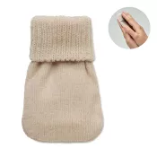Ogrzewacz do rąk w dzianinowym pokrowcu WARMMUFF Bezowy