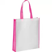 różowy - Torba non-woven 75g/m2 WALES