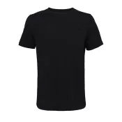 Koszulka unisex z czesanej bawełny Sol's TUNER Deep Black
