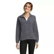 Polar damski rozpinany 300 g/m² Sol's NORTH WOMEN Szary Melanż