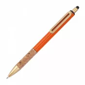 pomarańczowy - Długopis metalowy touch pen MARIAN