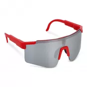 czerwony - Sportowe okulary przeciwsłoneczne Tom R-PC z lustrzanymi soczewkami UV400