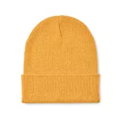 Czapka zimowa unisex z mankietem BEANIX Zólty