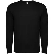 Czarny - Estoril long sleeve kids t-shirt