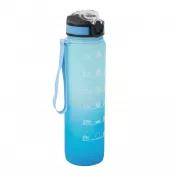 niebieski - Sportowa butelka na wodę HYDRO LEVEL