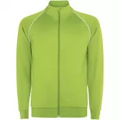 Fluor Green - Męska bluza Valier z zamkiem błyskawicznym na całej długości