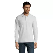 Polo męskie 180 g/m² Sol's PERFECT LSL MEN Popiól