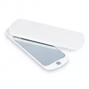 biały - Szczotka do ubrań z lusterkiem Kaiya