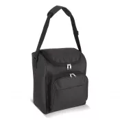czarny - Torba chłodząca R-PET 600D 26 x 19 x 34cm 13L