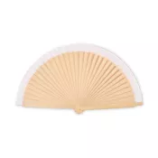 Wachlarz drewniany z 34 żebrami WOODFAN Bialy