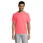 Koszulka sportowa męska raglan 140 g/m² Sol's SPORTY Neon Coral