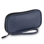 ciemnoniebieski - Torba organizacyjna Kyra 210D z powłoką PU z rPET, 20 x 11,5 x 2 cm