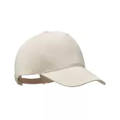 Czapka z daszkiem organiczna 250 g/m² BICCA CAP Bezowy