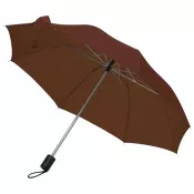 brązowy - Parasol manualny Ø81 cm LILLE