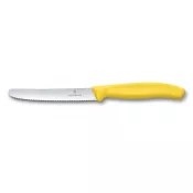 żółty - Nóż z ząbkowanym ostrzem SwissClassic Victorinox