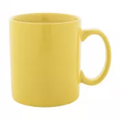 żółty - Kolomu kolorowy ceramiczny kubek