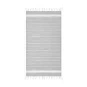 Ręcznik hammam bawełniany 90x170 cm 180 g/m² MALIBU Szary
