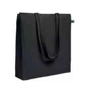 Torba Fairtrade z klinem 180 g/m² OSOLE++ COLOUR Czarny