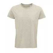 Koszulka męska organiczna 150 g/m² Sol's CRUSADER MEN Heather Beige