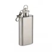 srebrny - Brelok piersiówka FLASIK 50 ml