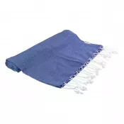 ciemno niebieski - Aruba ręcznik plażowy z recyklingowanej bawełny