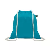 Worek Fairtrade 180 g/m² OSOLE DRAW COLOUR Turkusowy