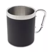 czarny - Kubek stalowy Magaro 300 ml