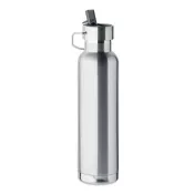 Butelka termiczna ze słomką 660 ml RIFLOW Srebrny Mat
