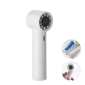 Mini wentylator ręczny z wyświetlaczem 2600 mAh GLACI Bialy