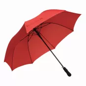 czerwony - Parasol automatyczny, wiatroodporny PASSAT